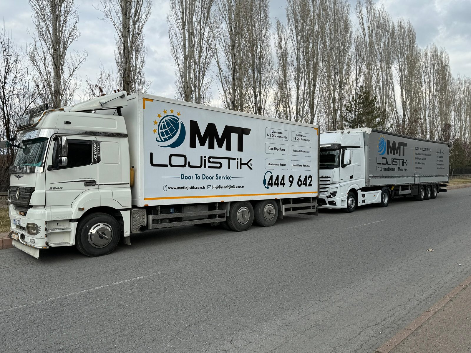 MMT Lojistik uluslararası nakliyat filosu